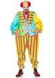 Men's Circus Clown Costume Set