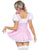 Gingham Dress With Apron
