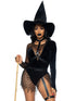 Crafty Witch Sexy Costume With Hat