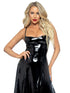 Vinyl Ball Gown With Corset