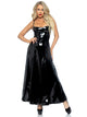 Vinyl Ball Gown With Corset