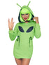 Alien Hoodie Fleece Dress