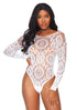 Love Story Crochet Lace Bodysuit