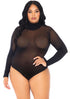 Plus All Mine Long Sleeved Opaque Bodysuit