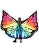 Festival Butterfly Wing Halter Cape with Batons
