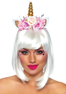 Pastel Fairy Flower Unicorn Headband