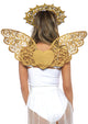 Golden Angel Wing & Halo Costume Kit