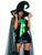 Glitter Moon Cape And Witch Hat Costume Set