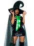 Glitter Moon Cape And Witch Hat Costume Set