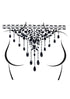 Masquerade Choker Rhinestone Stick-On Jewels