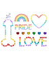 Pride Stick-On Body Jewels