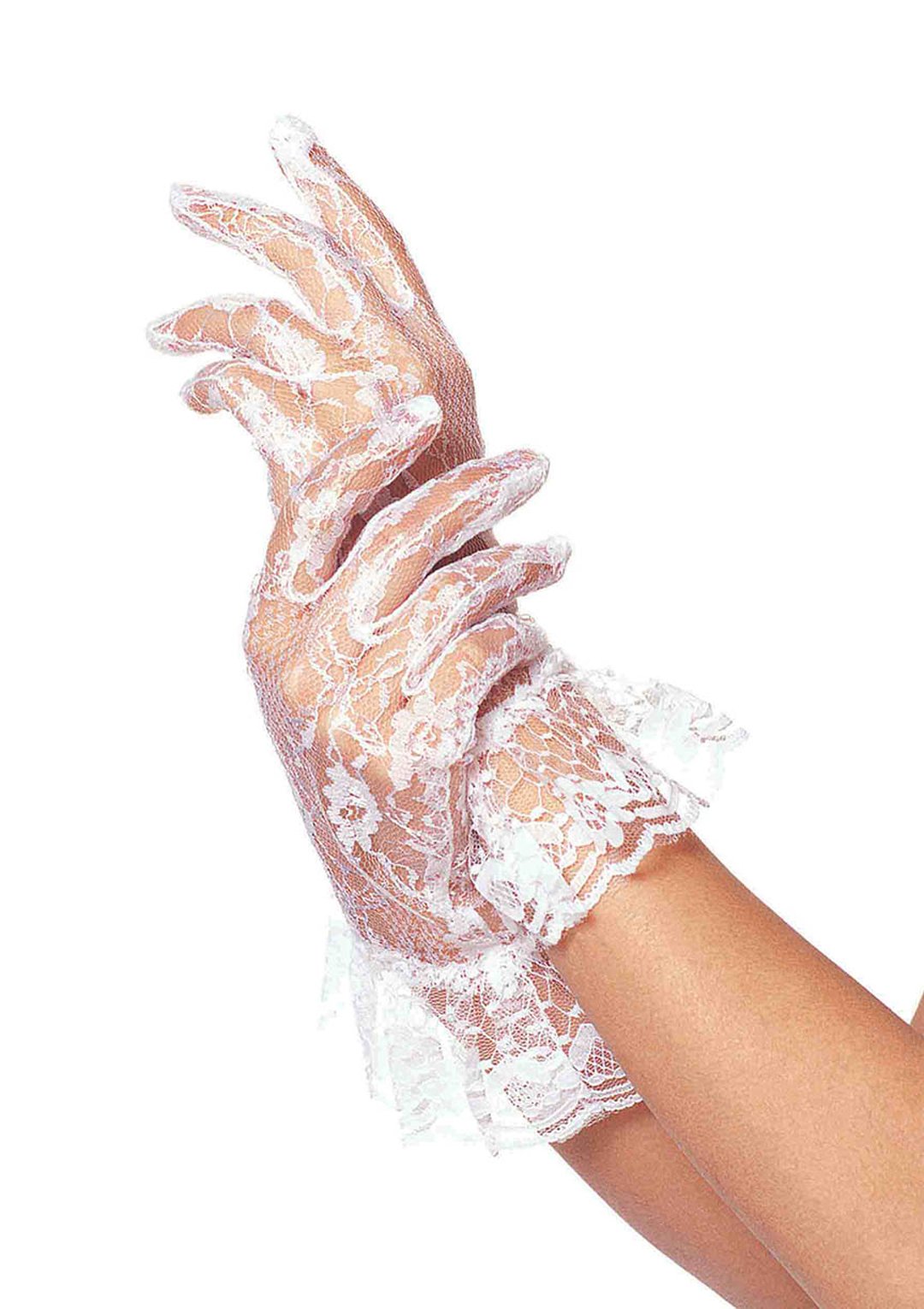 Lace Ruffle Gloves
