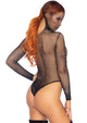 X-Rated Hooded Fishnet Teddy
