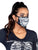 Lace Print Skull Face Mask