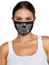 Skeleton Rhinestone Face Mask